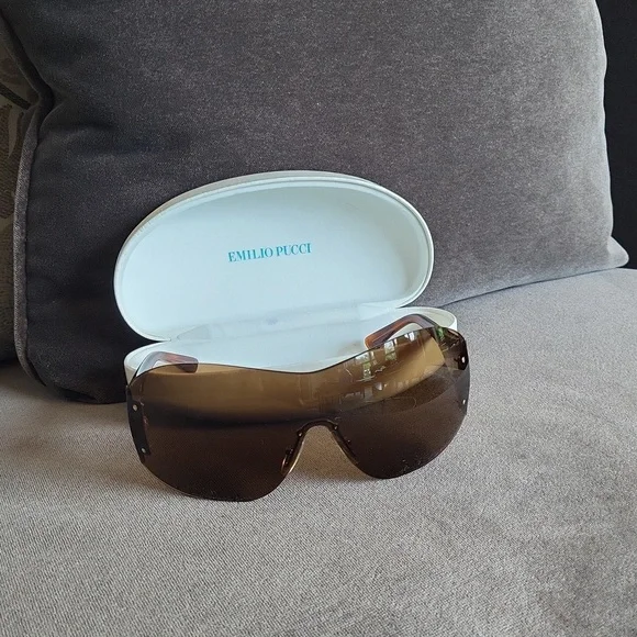 Emilio Pucci sunglasses w/ gold crystal comes w/ case EP500SR $750 MSRP Emilio Pucci EP0227 Sunglasses | Select Eyewear main image 4